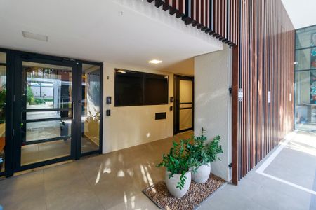 Studio para alugar com 30m², 1 quarto e sem vaga Studio para alugar com 30m², 1 quarto e sem vagaFachada