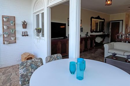 Varanda da Sala de apartamento para alugar com 3 quartos, 156m² em José Menino, Santos