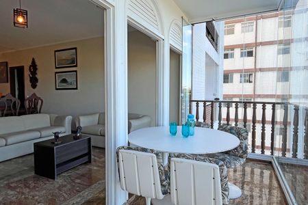 Varanda da Sala de apartamento para alugar com 3 quartos, 156m² em José Menino, Santos