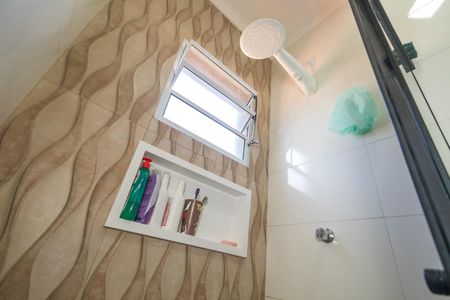 Casa à venda com 98m², 2 quartos e 3 vagasBanheiro da Suíte 1