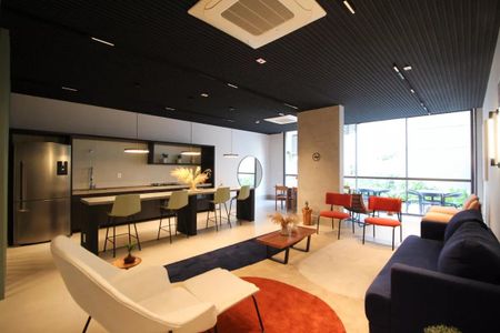 Apartamento para alugar com 35m², 1 quarto e sem vaga Apartamento para alugar com 35m², 1 quarto e sem vagaÁrea comum - Salão de festas