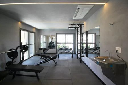 Apartamento para alugar com 35m², 1 quarto e sem vaga Apartamento para alugar com 35m², 1 quarto e sem vagaÁrea comum - Academia
