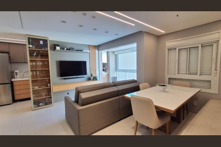 Sala de apartamento para alugar com 2 quartos, 71m² em Santa Paula, São Caetano do Sul