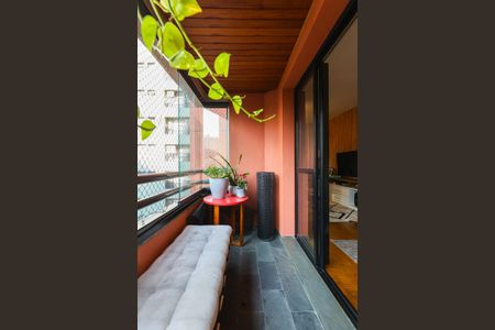 Varanda da Sala de apartamento à venda com 2 quartos, 82m² em Real Parque, São Paulo