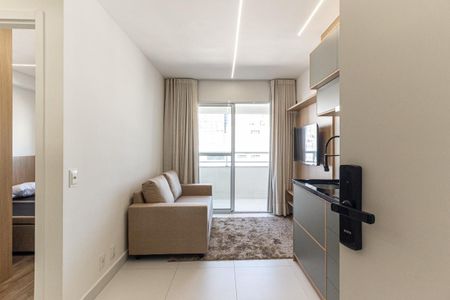 Sala de apartamento para alugar com 1 quarto, 29m² em Centro Histórico de São Paulo, São Paulo