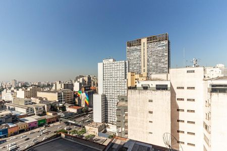 Vista da Sala de apartamento para alugar com 1 quarto, 29m² em Centro Histórico de São Paulo, São Paulo