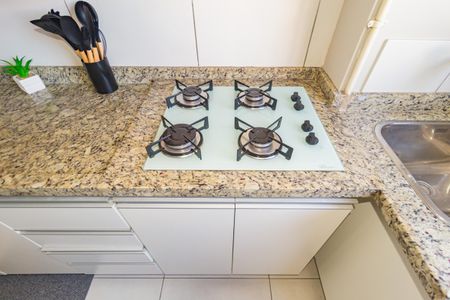 Apartamento para alugar com 30m², 1 quarto e sem vagaDetalhe - Cozinha