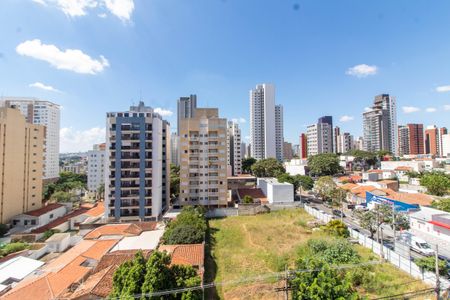 VISTA DA SALA de apartamento para alugar com 3 quartos, 120m² em Cambuí, Campinas