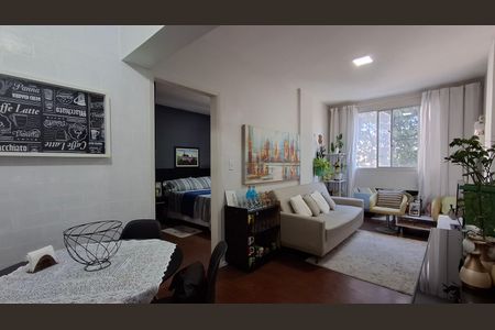 Sala de apartamento à venda com 1 quarto, 50m² em Cambuí, Campinas
