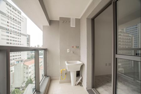 Studio à venda com 29m², 1 quarto e sem vagaVaranda - Área de Serviço
