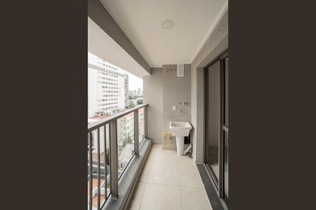 Studio à venda com 29m², 1 quarto e sem vagaVaranda - Área de Serviço