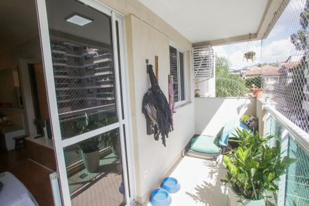 Varanda da Sala de apartamento para alugar com 3 quartos, 82m² em Taquara, Rio de Janeiro