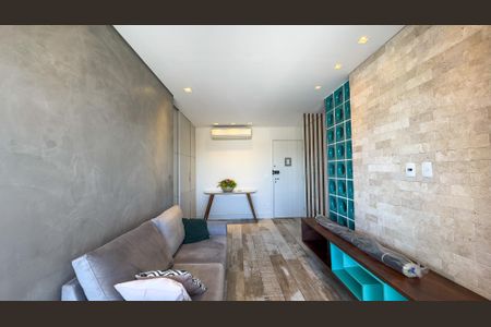 Sala de apartamento para alugar com 1 quarto, 47m² em Campo Belo, São Paulo
