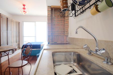 Studio à venda com 35m², 1 quarto e 1 vagaCozinha