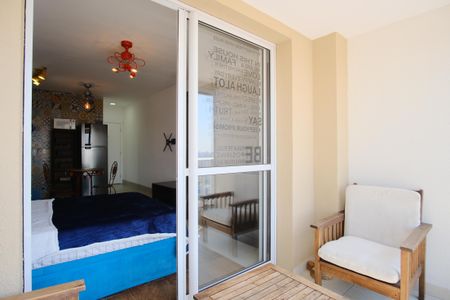 Studio à venda com 35m², 1 quarto e 1 vagaVaranda