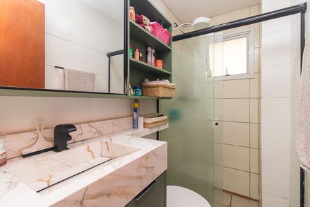 Casa de condomínio à venda com 43m², 2 quartos e 1 vagaBanheiro