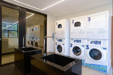 Studio para alugar com 24m², 1 quarto e sem vagaLavanderia