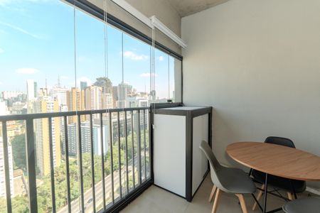 Studio para alugar com 24m², 1 quarto e sem vagaSacada