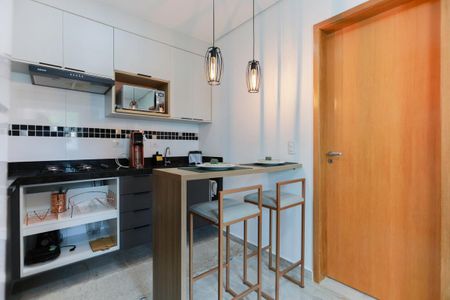 Apartamento à venda com 27m², 1 quarto e sem vagaCozinha e área de serviço