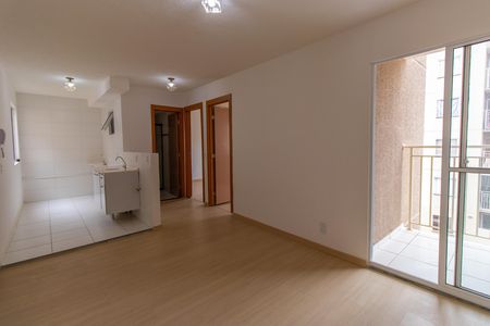 Sala de apartamento para alugar com 2 quartos, 46m² em Rio Cotia, Cotia