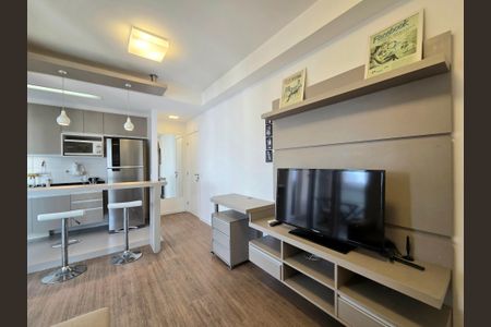 Sala de apartamento à venda com 1 quarto, 43m² em Vila Olímpia, São Paulo