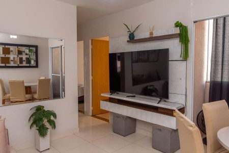 Sala de apartamento para alugar com 2 quartos, 50m² em Balneario Salto Grande, Americana