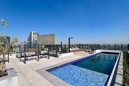 Studio à venda com 42m², 1 quarto e sem vagaPiscina