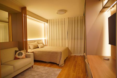 Studio para alugar com 35m², 1 quarto e sem vagaSala _Quarto 