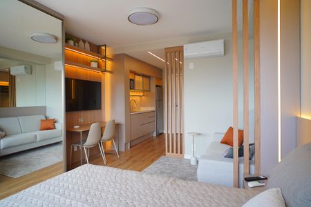 Studio para alugar com 35m², 1 quarto e sem vagaSala__Quarto 