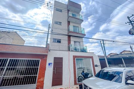 Studio para alugar com 24m², 1 quarto e sem vagaFachada com Plaquinha