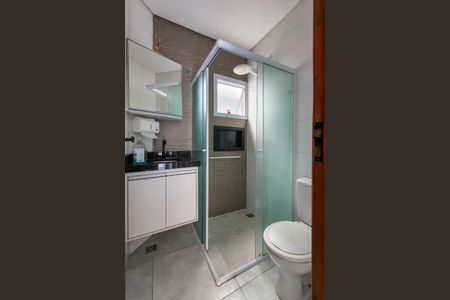 Casa de condomínio para alugar com 57m², 2 quartos e 1 vagaBanheiro 