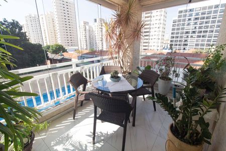Varanda da Sala de apartamento à venda com 3 quartos, 135m² em Ipiranga, São Paulo