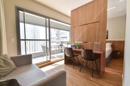 Sala de apartamento à venda com 1 quarto, 38m² em Vila Mariana, São Paulo