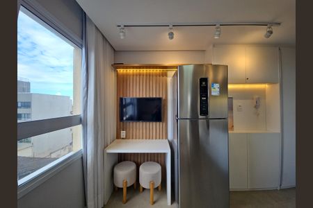 Apartamento para alugar com 25m², 1 quarto e 1 vagaSala/Cozinha