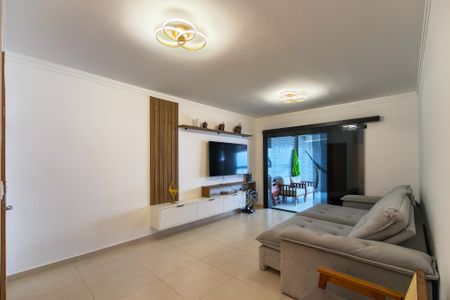 Sala de apartamento para alugar com 3 quartos, 132m² em Vila Caiçara, Praia Grande