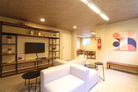 Apartamento para alugar com 49m², 2 quartos e sem vagaÁrea comum - Salão de festas