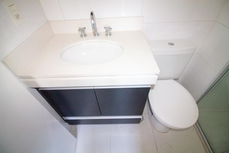 Banheiro da Suíte de apartamento para alugar com 1 quarto, 36m² em Brooklin, São Paulo