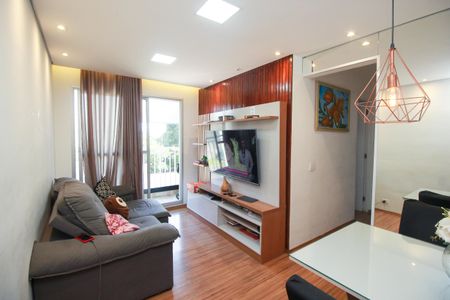 Sala de apartamento para alugar com 2 quartos, 50m² em Vila Homero Thon, Santo André