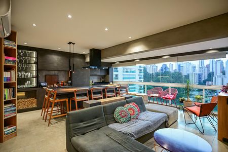 Sala de apartamento à venda com 3 quartos, 110m² em Parque do Morumbi, São Paulo