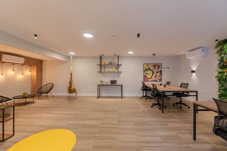 Studio para alugar com 38m², 1 quarto e sem vagaÁrea comum - Salão de festas
