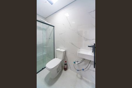 Banheiro Social de apartamento para alugar com 1 quarto, 110m² em Jardim do Estádio, Santo André