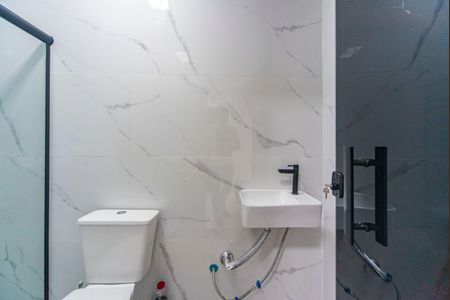 Banheiro Social de apartamento para alugar com 1 quarto, 110m² em Jardim do Estádio, Santo André