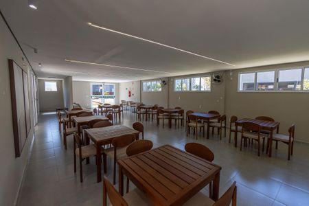 Apartamento para alugar com 48m², 2 quartos e 1 vagaÁrea comum - Salão de festas