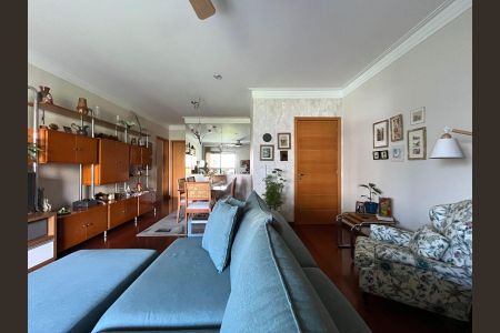 Sala de apartamento à venda com 4 quartos, 130m² em Nova Campinas, Campinas