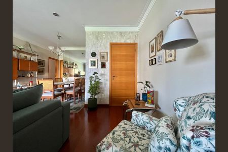 Sala de apartamento à venda com 4 quartos, 130m² em Nova Campinas, Campinas