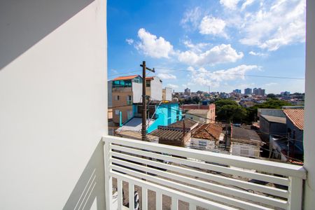 Varanda do quarto 1 de apartamento à venda com 2 quartos, 100m² em Vila Linda, Santo André