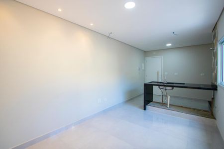 Sala de apartamento à venda com 2 quartos, 100m² em Vila Linda, Santo André