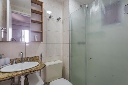 Banheiro da Suíte de apartamento para alugar com 3 quartos, 85m² em Vila Gumercindo, São Paulo