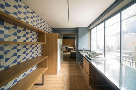 Studio para alugar com 24m², 1 quarto e sem vaga Studio para alugar com 24m², 1 quarto e sem vagaÁrea comum - Churrasqueira