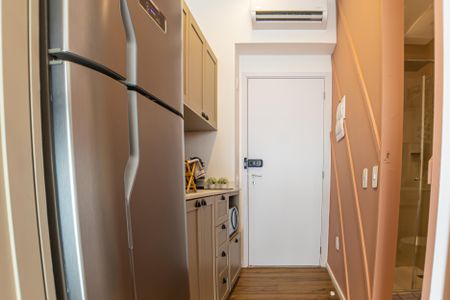 Cozinha de kitnet/studio para alugar com 0 quarto, 30m² em Santo Amaro, São Paulo
